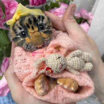 Маленький тигрёнок Пончик 🩷