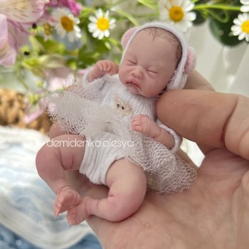Миниатюрная кукла младенец Таисия. Миниреборн