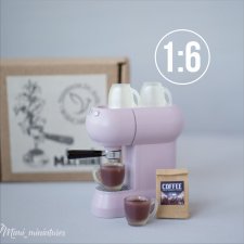 Кофемашина 1:6 пыльная роза