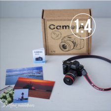 Фотоаппарат, камера для кукол 1:4 (1/4), длинный объектив
