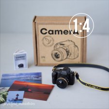 Фотоаппарат, камера для кукол 1:4 (1/4), короткий объектив