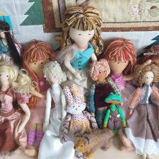 Все мои куколки на сегодняшний день