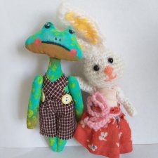 Флэшмоб к дню всех влюблённых, часть 3, лягух и зайка