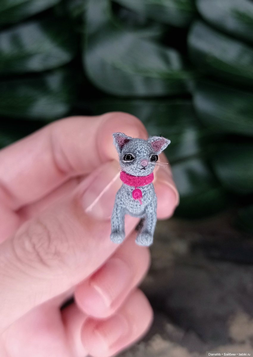 Микро котëночек — Вязаные игрушки и амигуруми: крючком (фото 5)