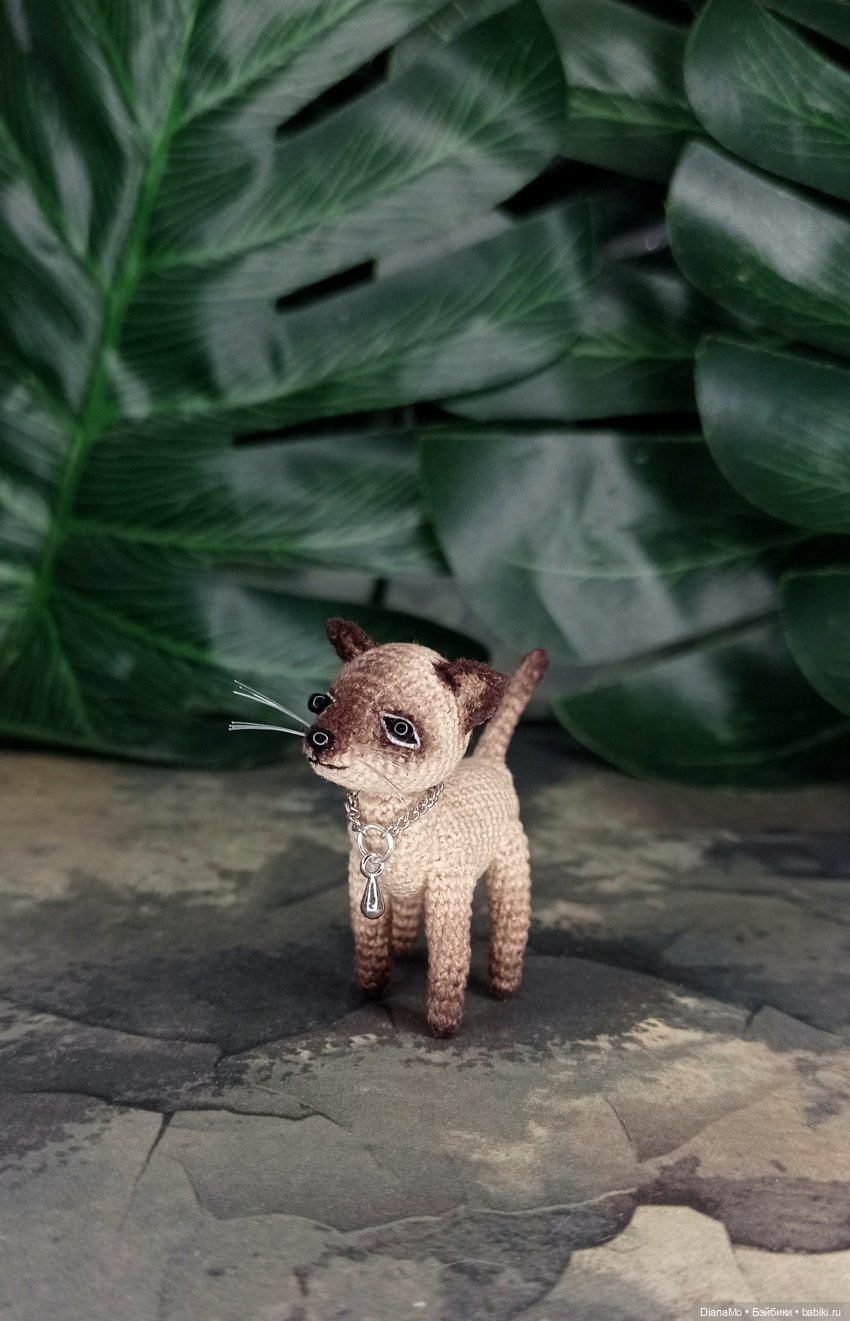 Котик -сиамский животик😺 — Вязаные игрушки и амигуруми: крючком (фото 2)