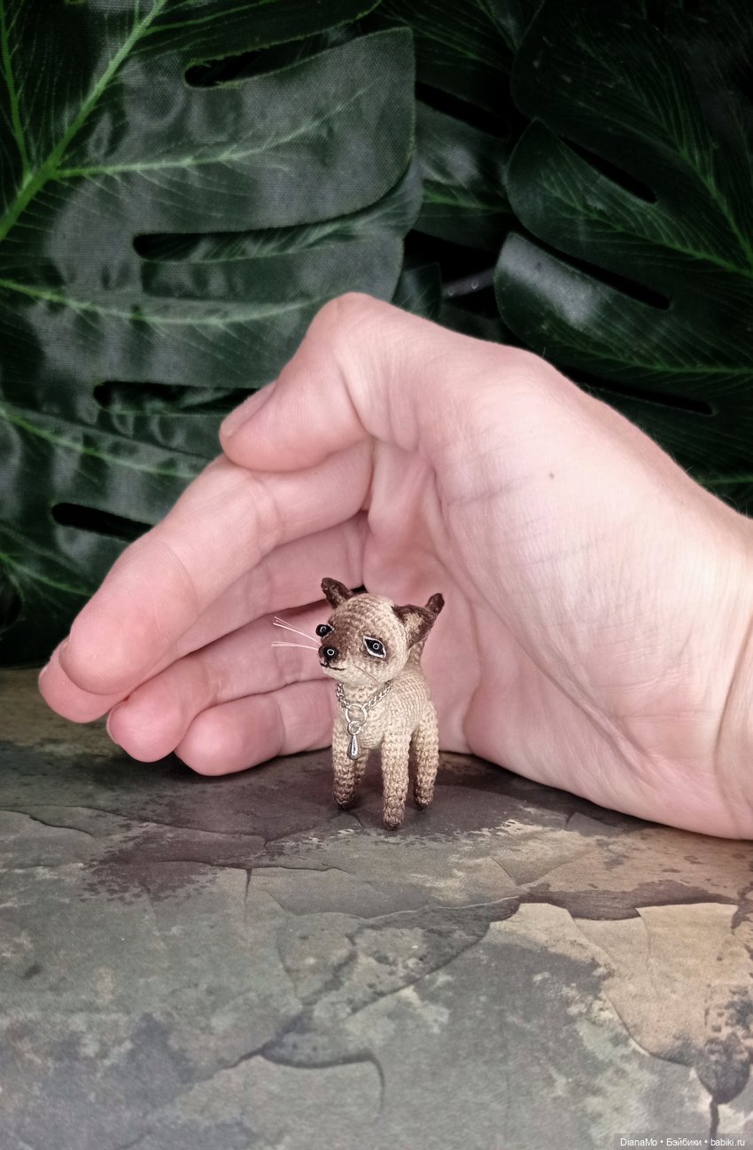 Котик -сиамский животик😺 — Вязаные игрушки и амигуруми: крючком (фото 4)