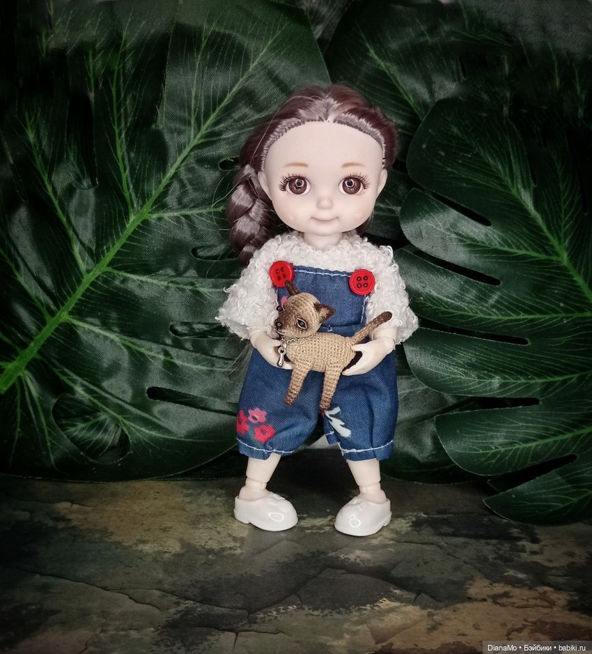 Котик -сиамский животик😺 — Вязаные игрушки и амигуруми: крючком (фото 10)