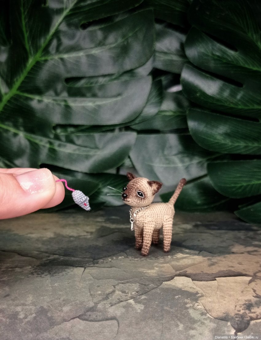 Котик -сиамский животик😺 — Вязаные игрушки и амигуруми: крючком (фото 5)