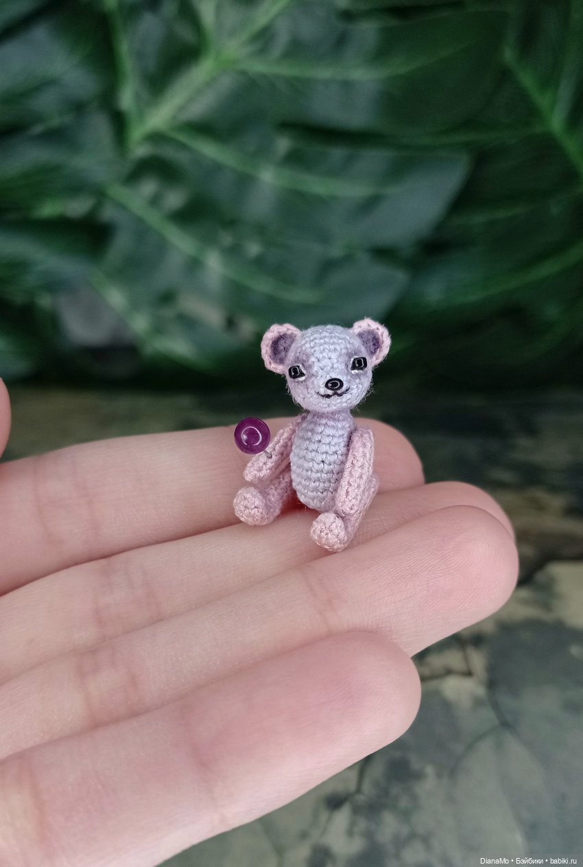 Мишка Карамелька — Вязаные игрушки и амигуруми: крючком