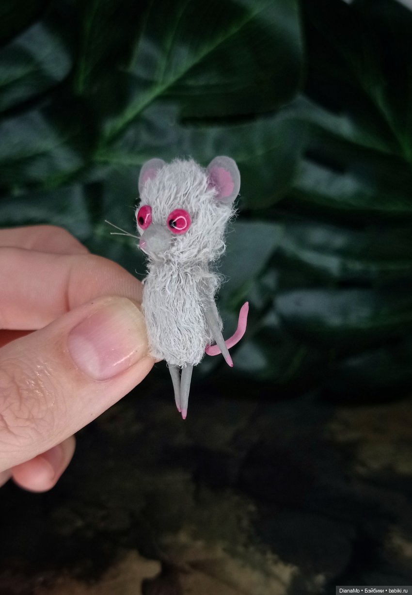 Малышня — Игрушки в смешанной технике (мех и глина): Арт