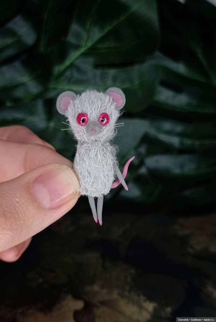 Малышня — Игрушки в смешанной технике (мех и глина): Арт