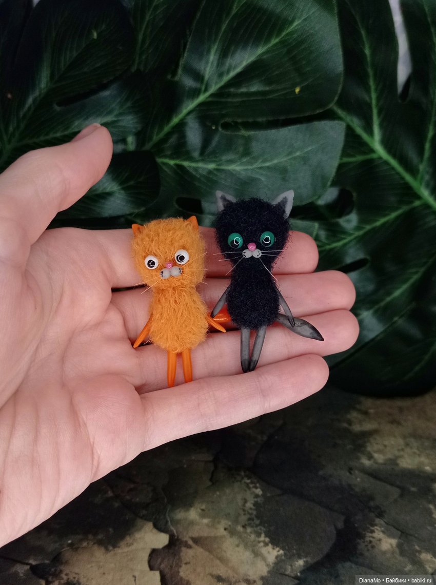Малышня — Игрушки в смешанной технике (мех и глина): Арт (фото 10)