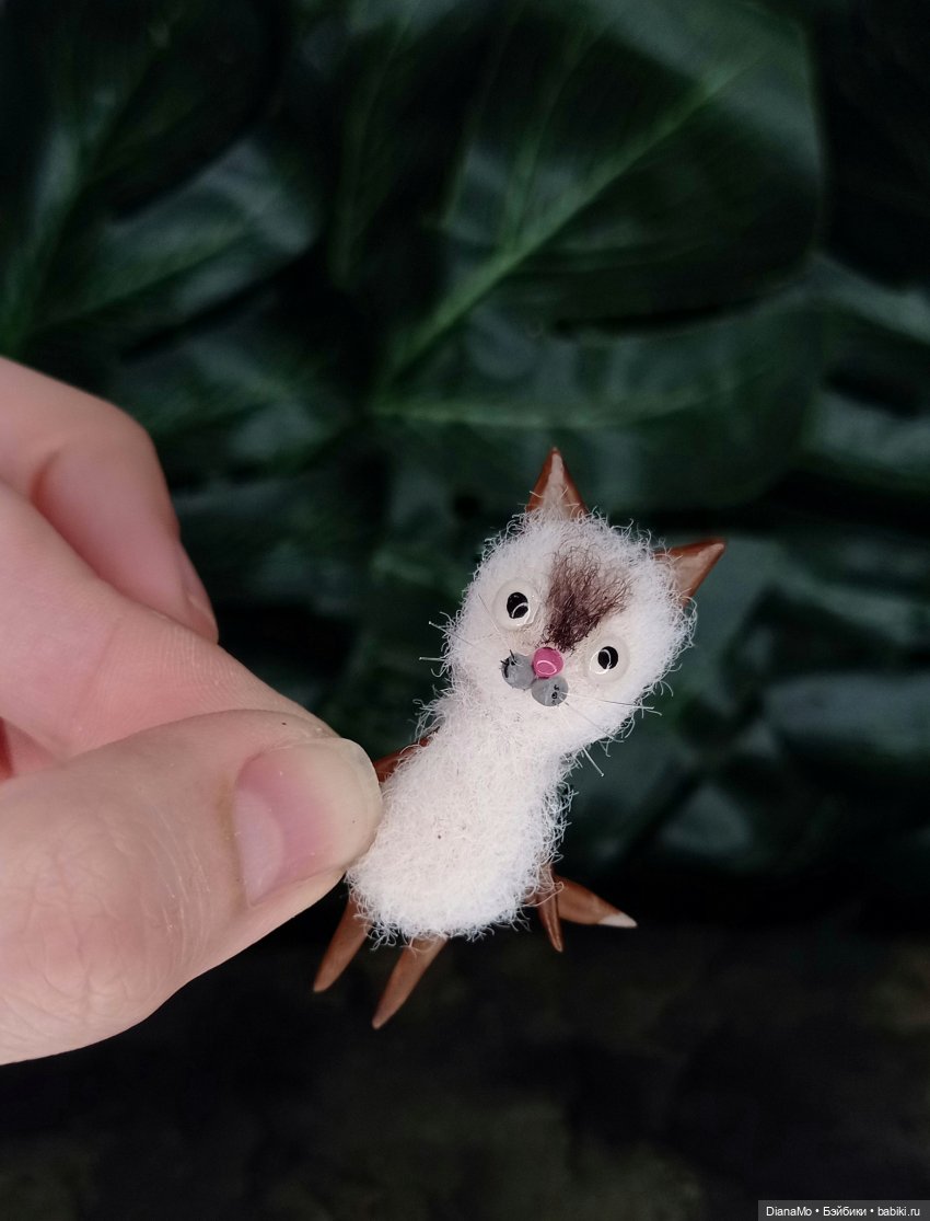 Малышня — Игрушки в смешанной технике (мех и глина): Арт