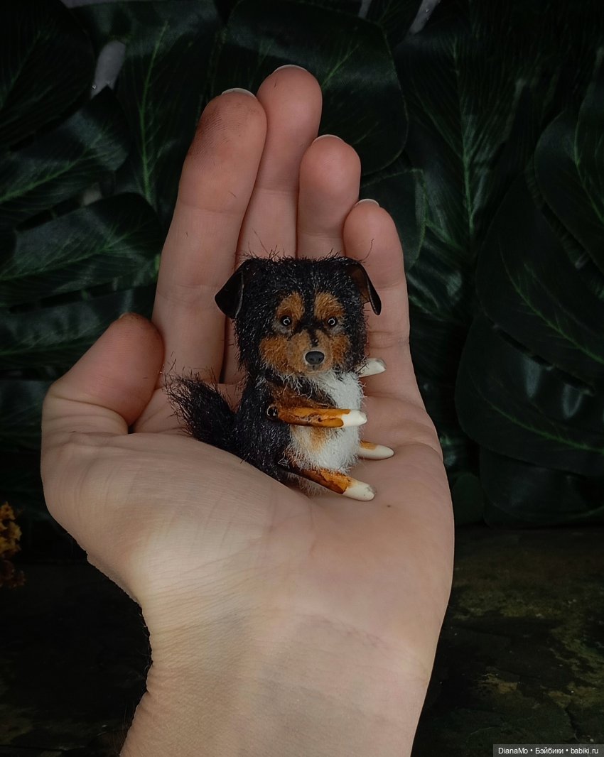 Мои собачки и котики — Авторские игрушки из разных материалов: синельная проволока (фото 10)