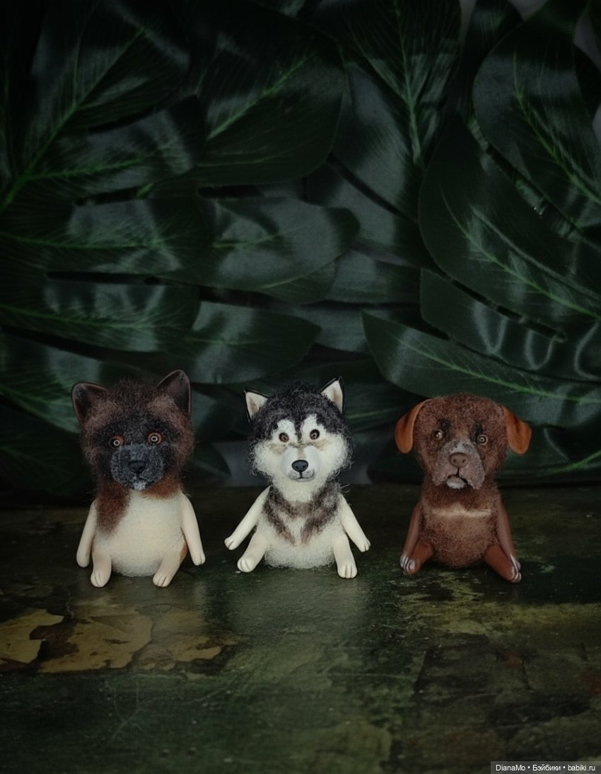 Мои собачки и котики — Авторские игрушки из разных материалов: синельная проволока (фото 7)