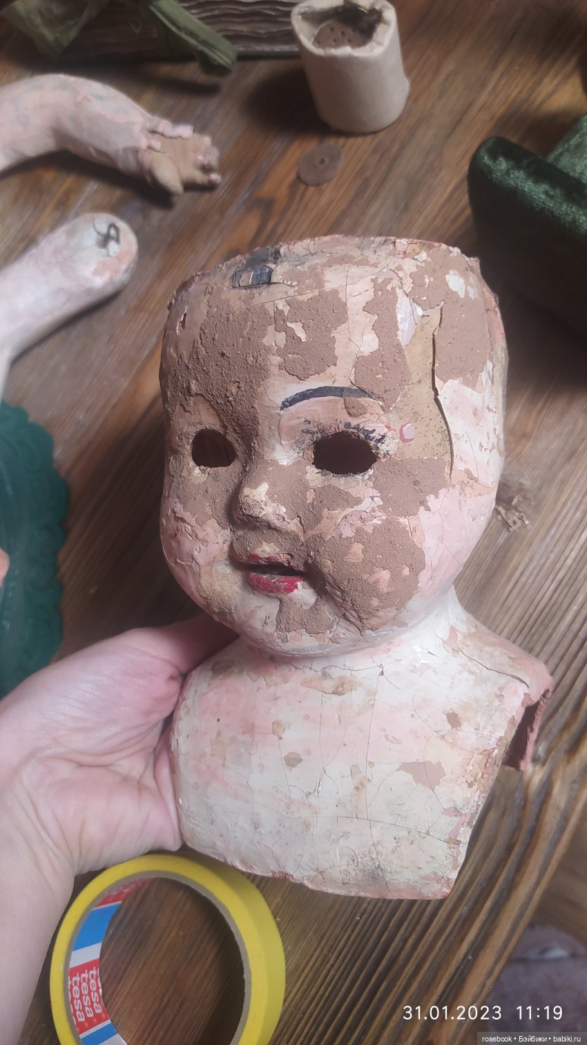 Советская (или русская) антикварная кукла на опознание (фото 5)