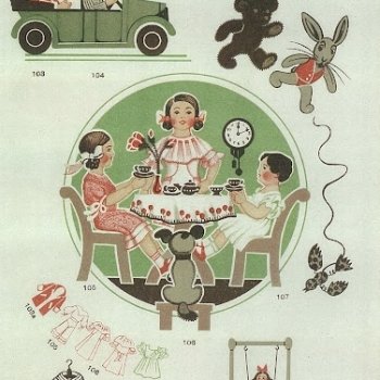 Кукольные наряды 1936 года