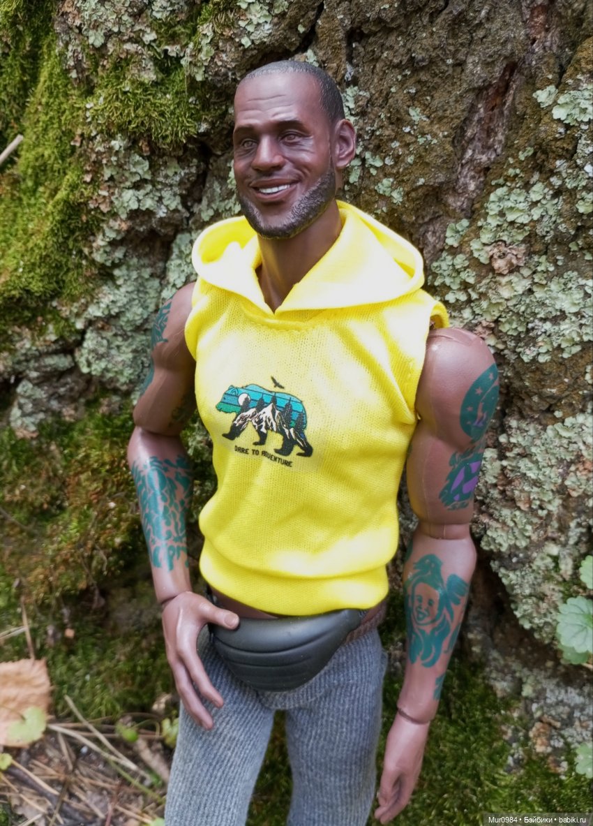 Ещё один баскетболист - экшен LeBron James