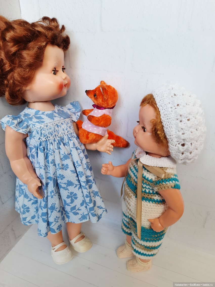 Об удивительных кукольных путях: Шагающая Энни - Roddy Walker 14", Англия 1950-х, твердый пластик