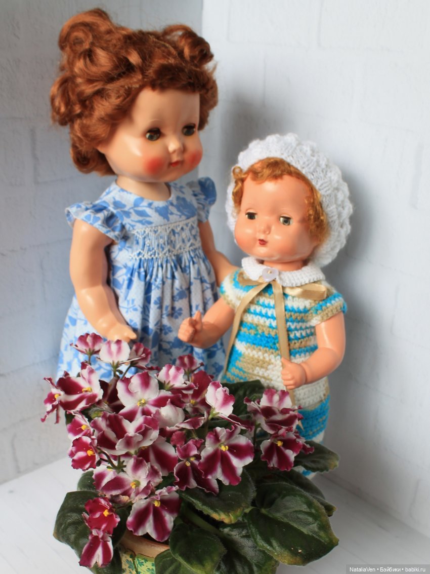 Об удивительных кукольных путях: Шагающая Энни - Roddy Walker 14", Англия 1950-х, твердый пластик