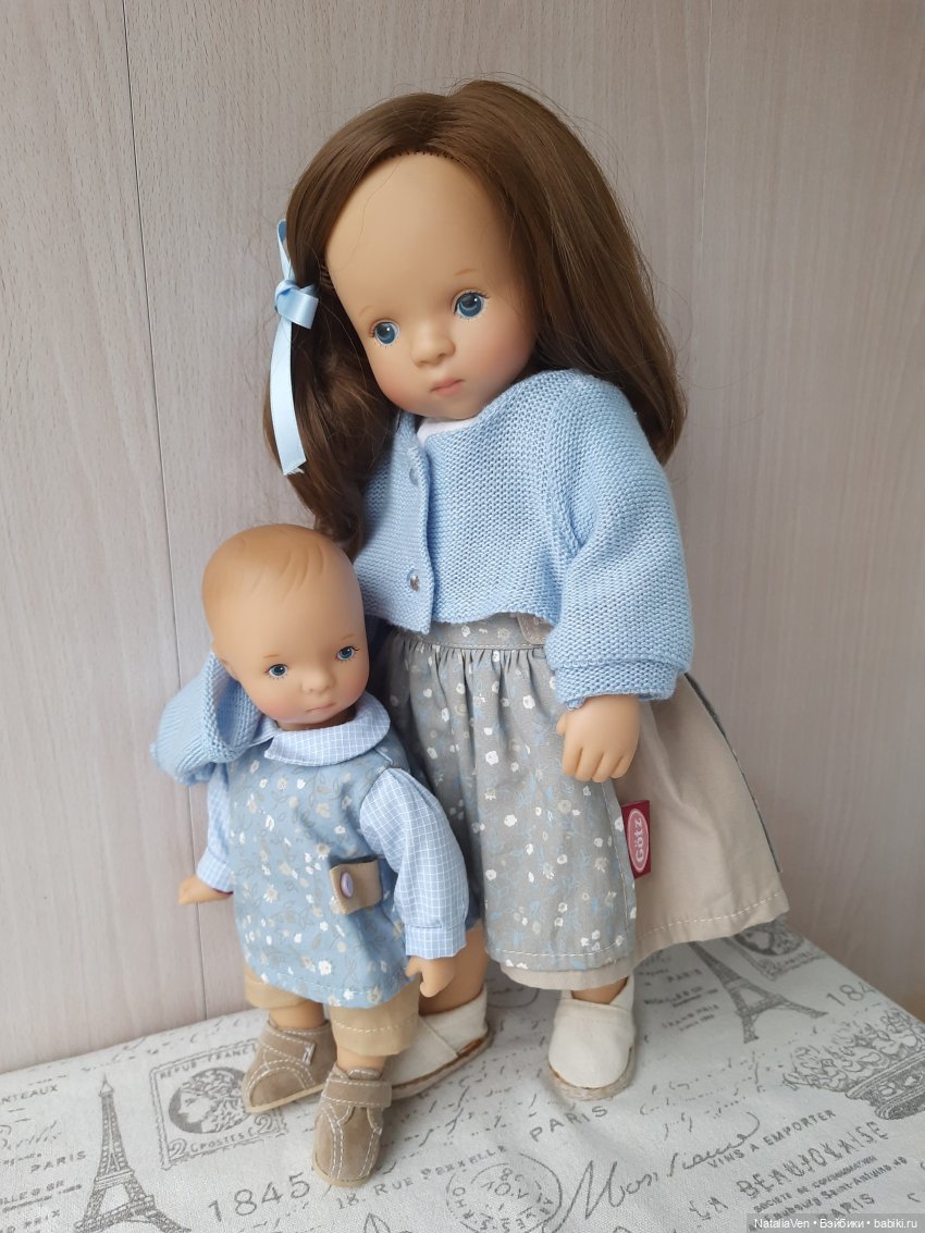 О синеглазых встречах: Лекса и Колин Сильвии Наттерер для Gotz, 2001 год | Бэйбики О синеглазых встречах: Лекса и Колин Сильвии Наттерер для Gotz, 2001 год