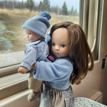 О синеглазых встречах: Лекса и Колин Сильвии Наттерер для Gotz, 2001 год