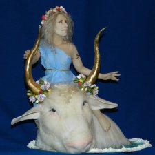 Текстильная кукла Похищение Европы