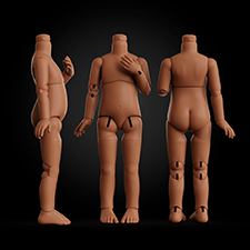 BJD тело для куклы Paola Reina детское (Карамель)