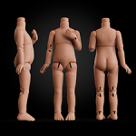 BJD тело для куклы Paola Reina детское