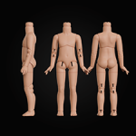 BJD тело Paola Reina mini мальчик (Светлое)