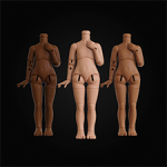 Шарнирное тело для куклы Paola Reina