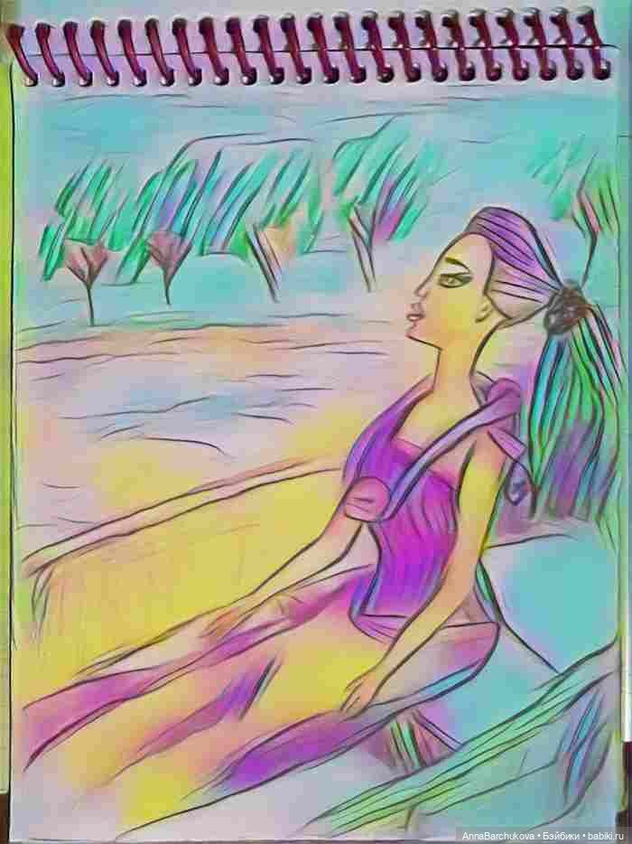 Три быстрых эскиза одной куклы (фото 4)