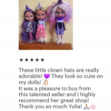 Колпачки для куклы.