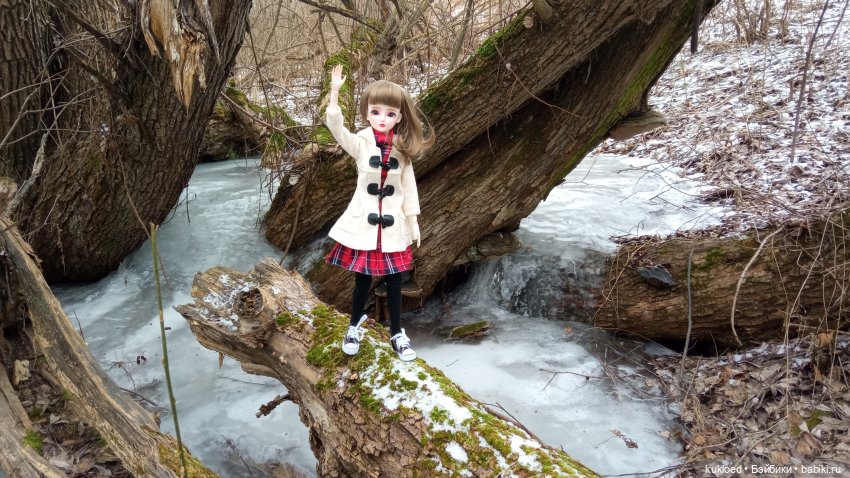 Зимняя прогулка — Куклы Звезды подиума (Angel Collection): шарнирные (фото 7)