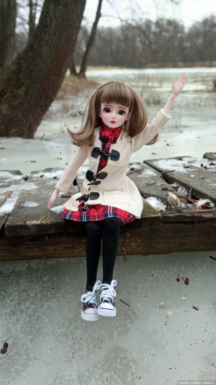 Зимняя прогулка — Куклы Звезды подиума (Angel Collection): шарнирные (фото 9)
