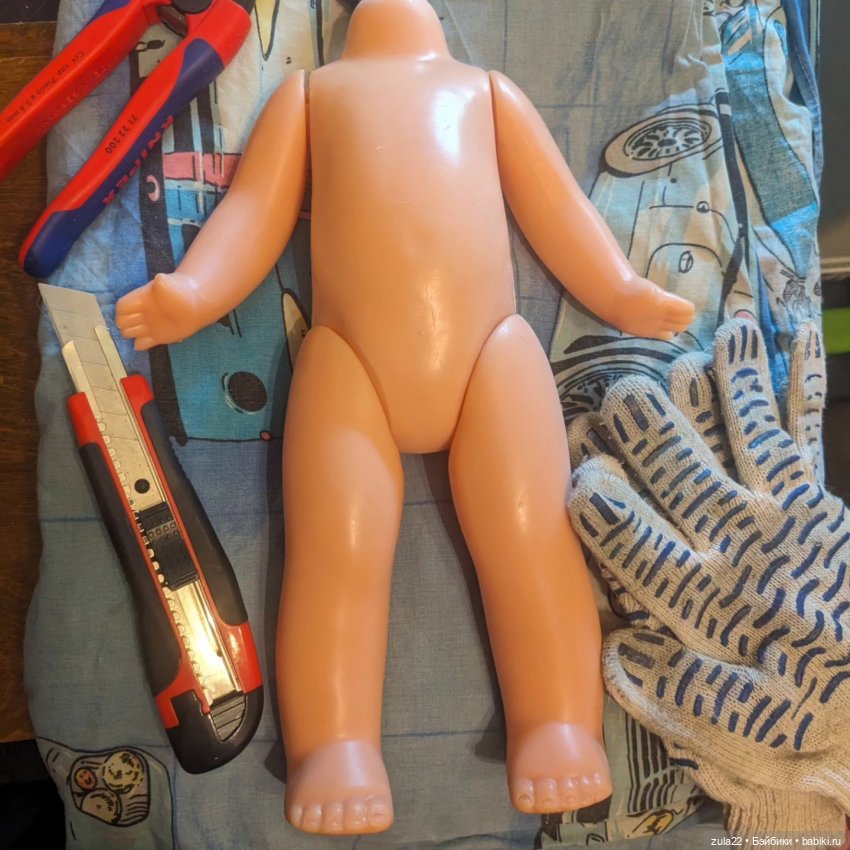 Новогодний подарочный набор «Собери сам винтажную куклу» - Гуля (фото 6)