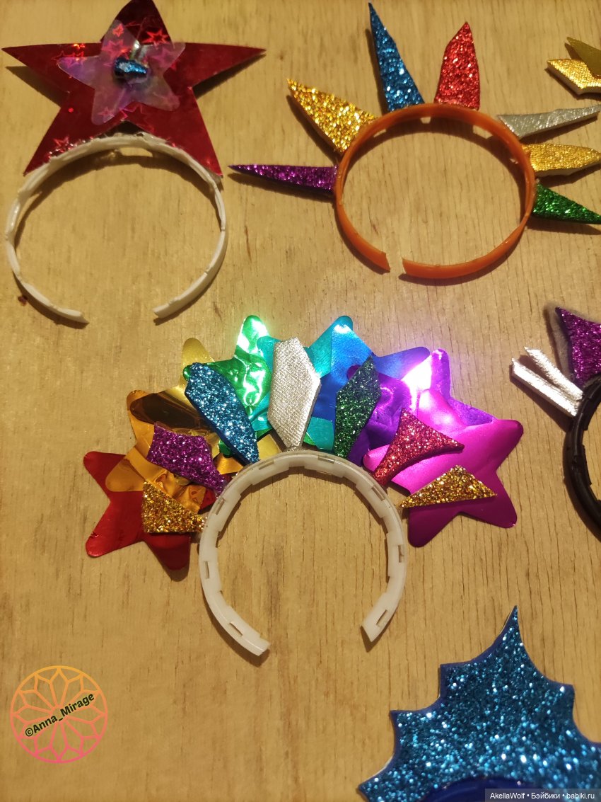 Ободки к праздникам — Авторские украшения и аксессуары для кукол: фото (фото 3)