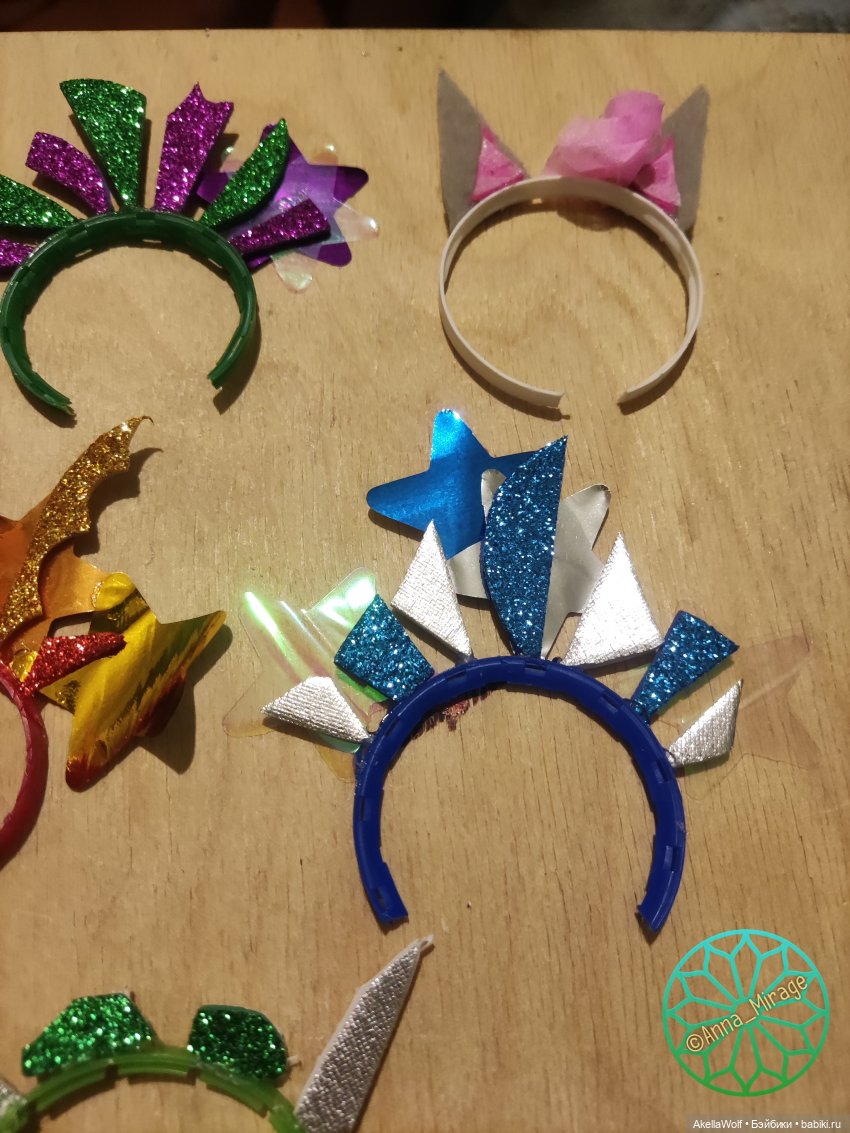 Ободки к праздникам — Авторские украшения и аксессуары для кукол: фото (фото 2)
