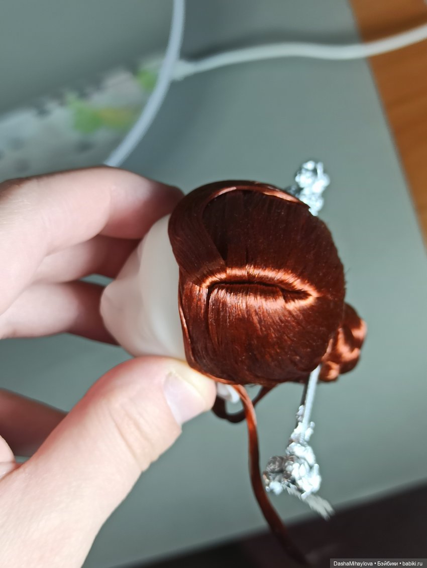 Мой первый парик с пробором в азиатском стиле