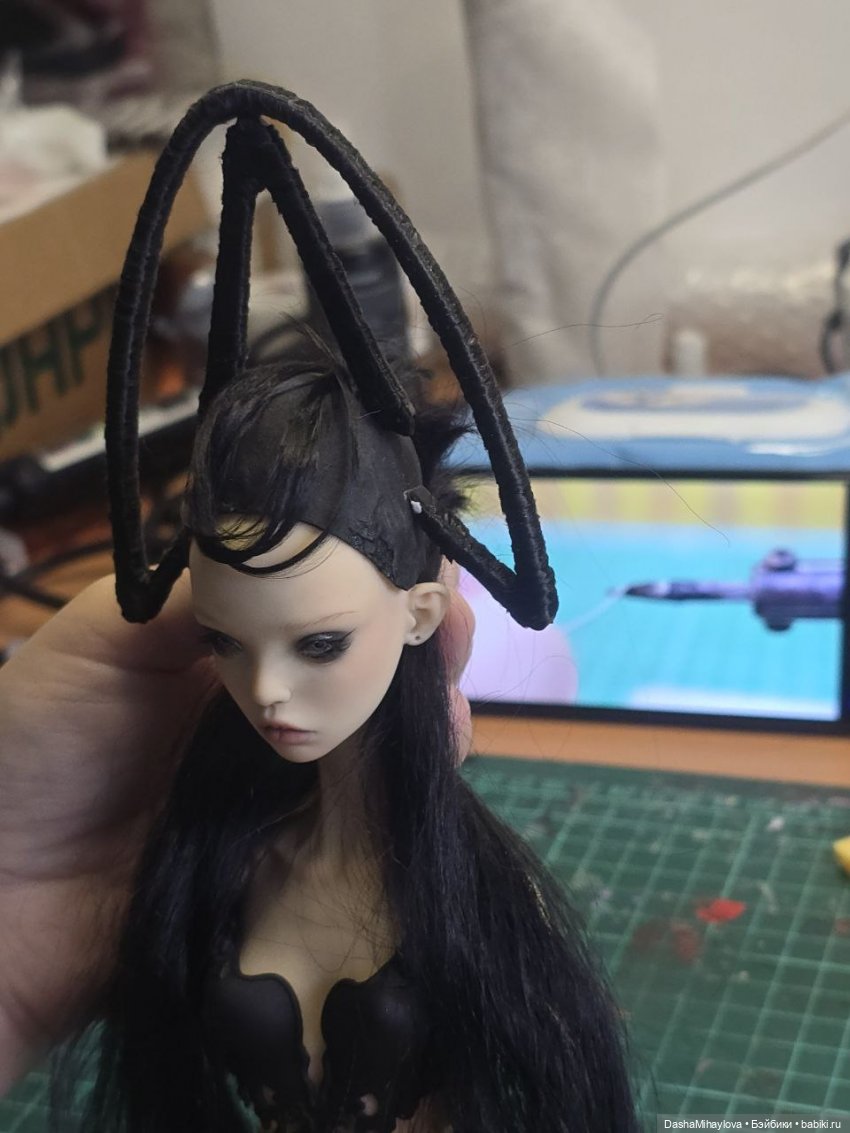 Парик кокошник для куклы Popovy sisters (фото 3)