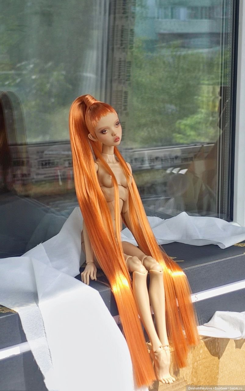 Натуральный "рост волос" на париках, возможен