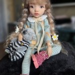 Мими от Pikacha Doll, спящее личико и парик в комплекте