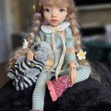 Мими от Pikacha Doll, спящее личико и парик в комплекте