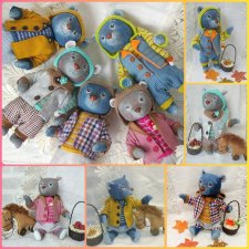 Джинсовые мишки