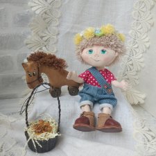 Ерошик - текстильная кукла