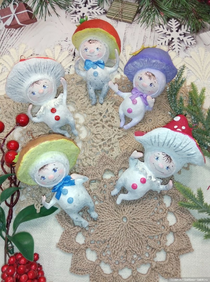 Лесные жители — Лепка авторских игрушек и папье