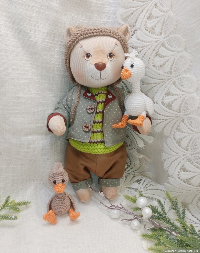 Джинсовые мишки — Авторские мишки Тедди и друзья: фото (фото 3)