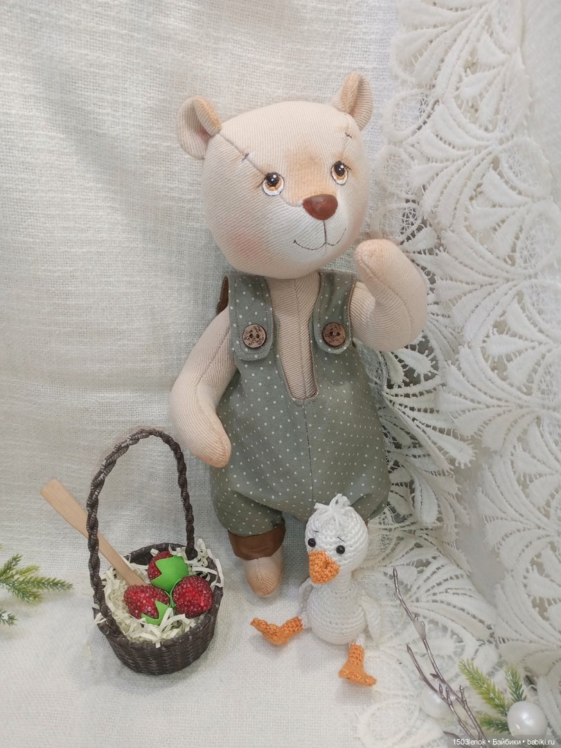 Джинсовые мишки — Авторские мишки Тедди и друзья: фото (фото 8)