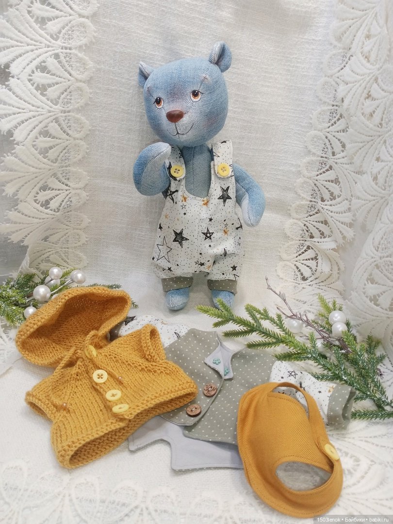 Джинсовые мишки — Авторские мишки Тедди и друзья: фото