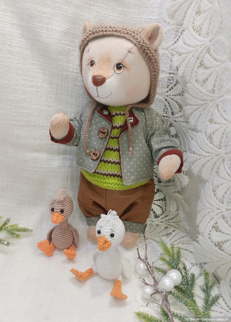 Джинсовые мишки — Авторские мишки Тедди и друзья: фото (фото 2)